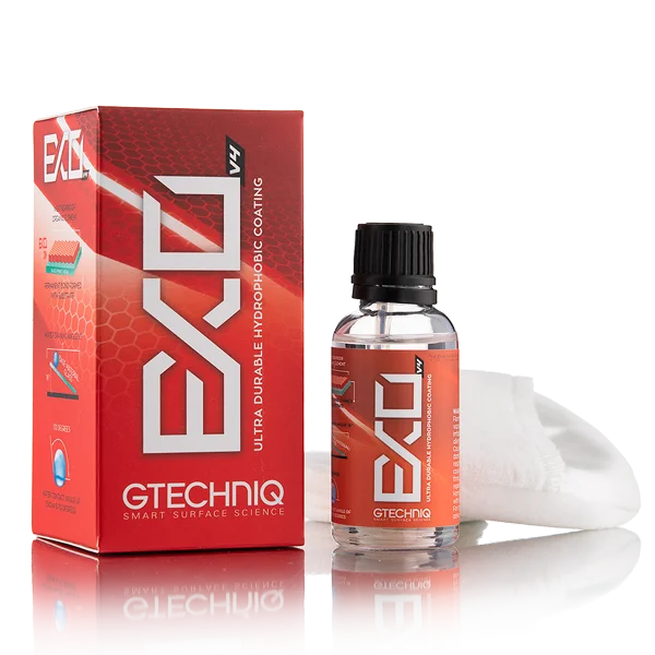 Gtechniq EXOv5 Ultra Durable Hydrophobic Coating, Хидрофобно покритие - водата се плъзга