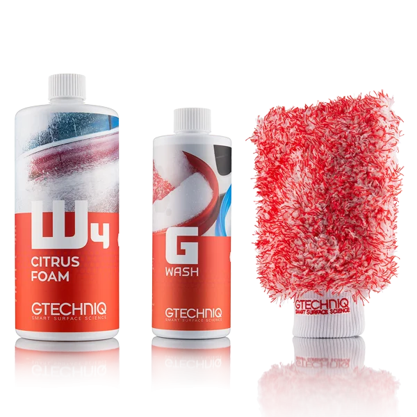 Gtechniq Комплект за пред-измиване и измиване на автомобил, Комплект за безконтактно пред-измиване