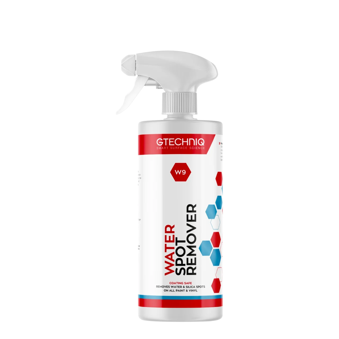 Gtechniq W9 Water Spot Remover 500ml, Премахва водни петна - голям размер